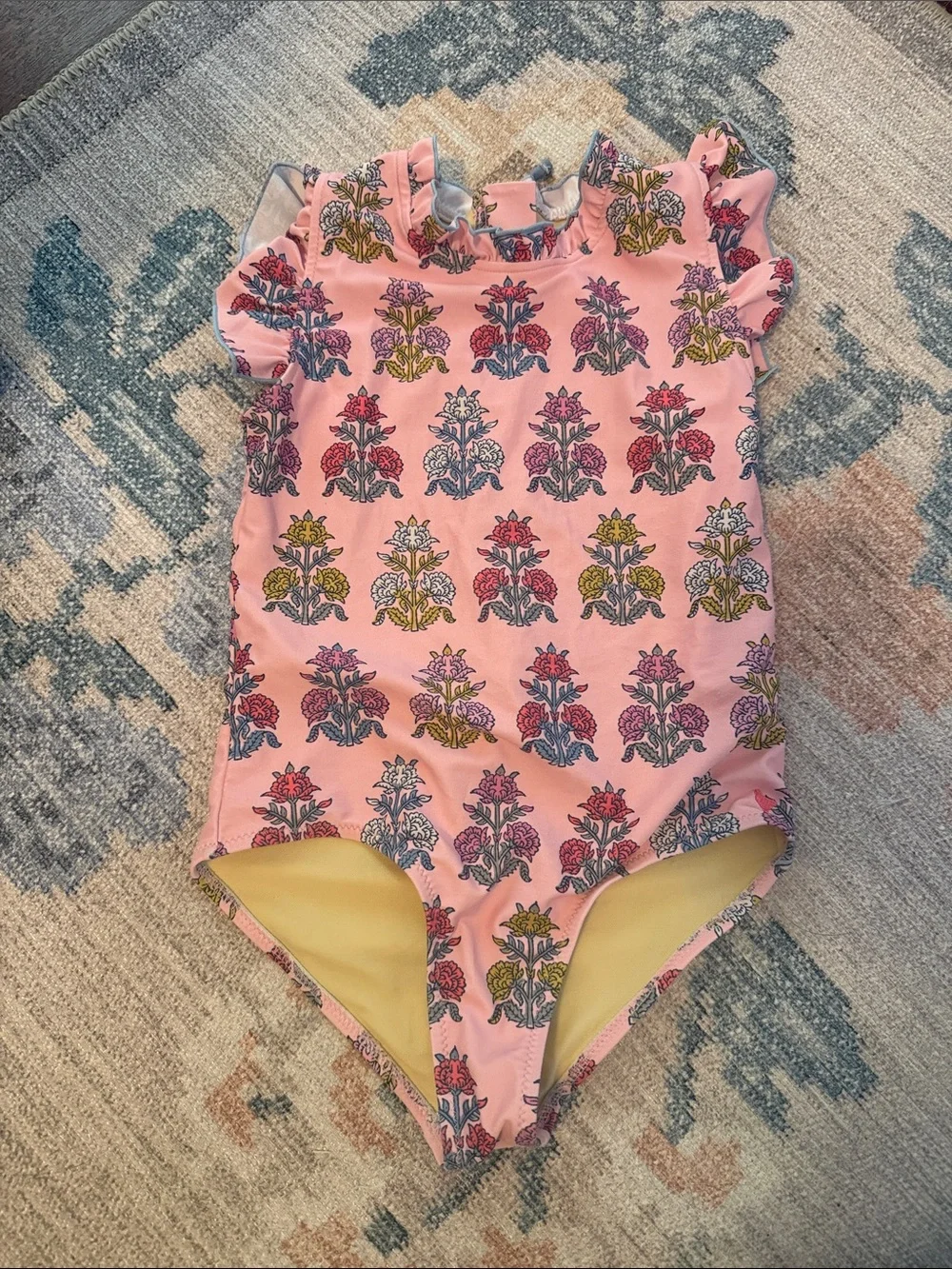 Pink chicken girls swim size 7